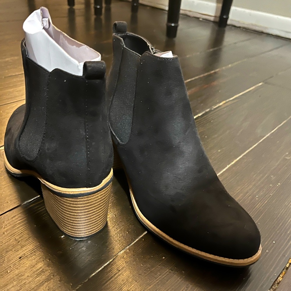 Suede Booties